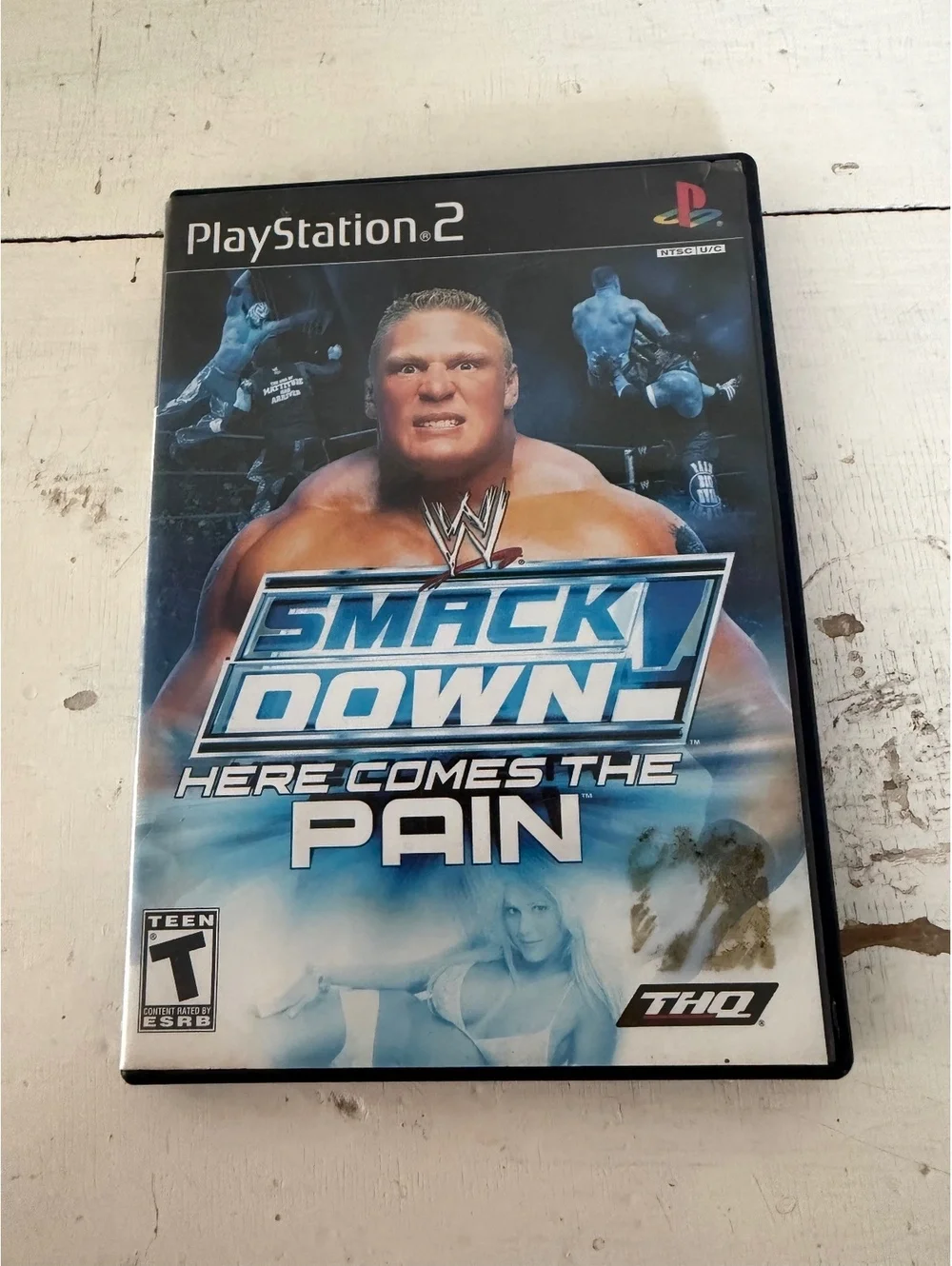 WWE SmackDown! Here Comes the Pain PlayStation 2 Game Complete Case and Manual